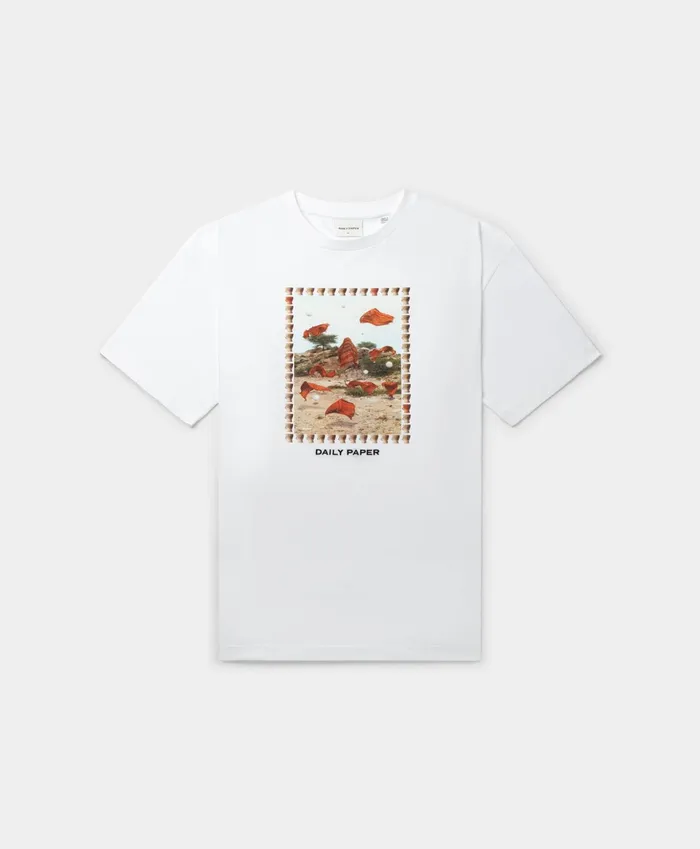White Oversized Rashad TShirt Men Daily Paper TShirts