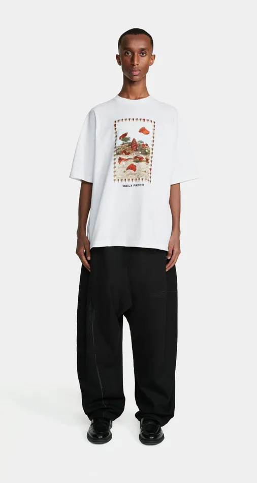 White Oversized Rashad TShirt Men Daily Paper TShirts