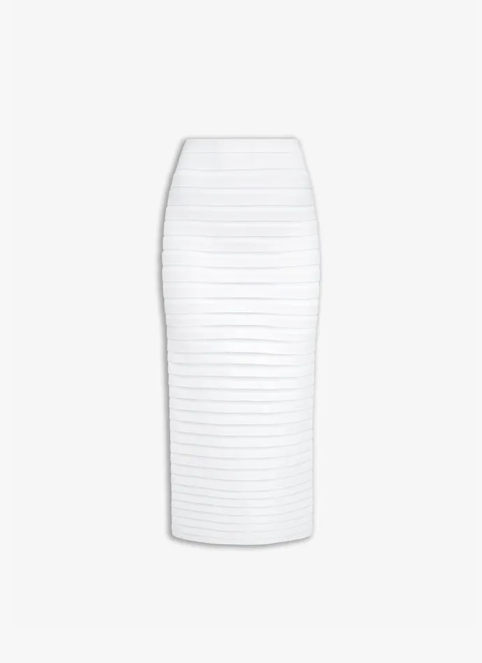 White Pencil Skirt Women Alaa Skirts