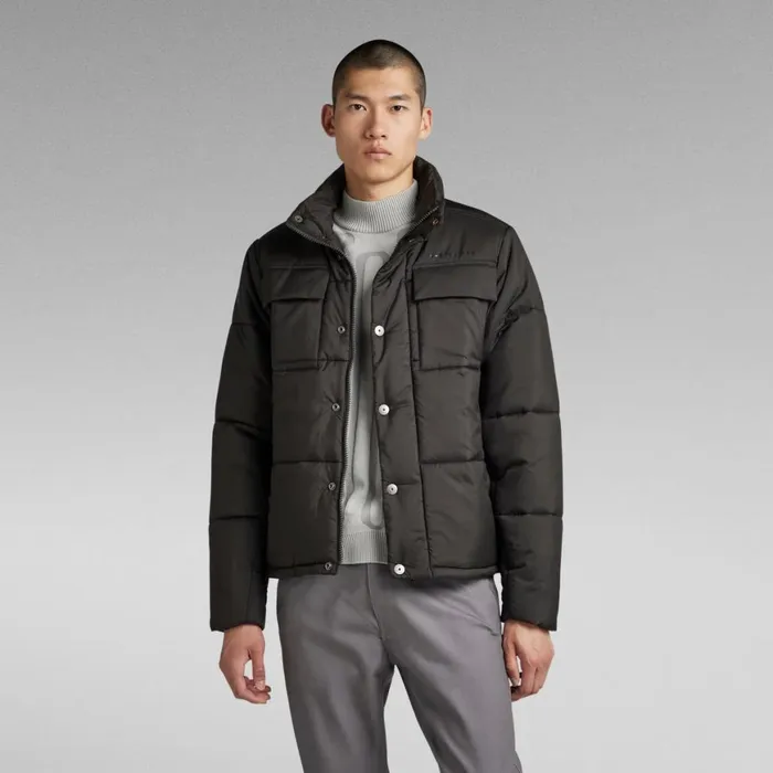 Winter Coats Men GStar RAW Foundation Padded Jacket Dark Black