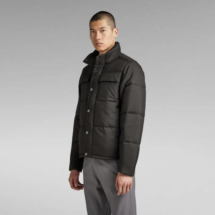 Winter Coats Men GStar RAW Foundation Padded Jacket Dark Black