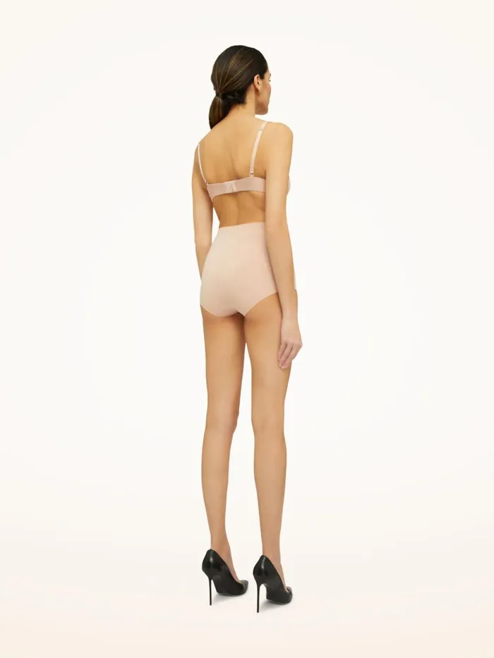 Wolford 3W Control Panty High Waist Rose Tan Women Bras and Bottoms Wolford 3W Control Panty High Waist Rose Tan Women Bras and Bottoms