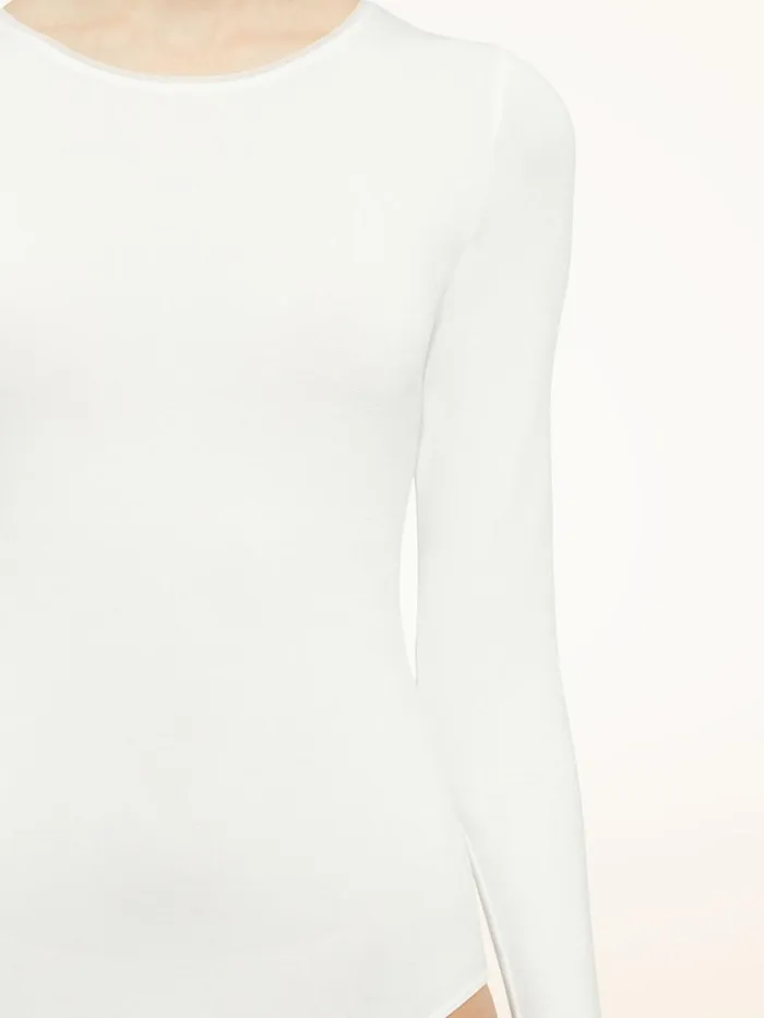 Wolford Berlin Body White Women Longsleeve Bodies