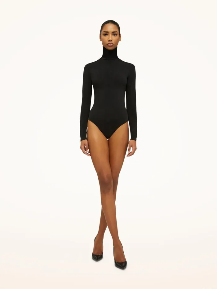 Wolford Colorado Thong Body Black Women String Bodies