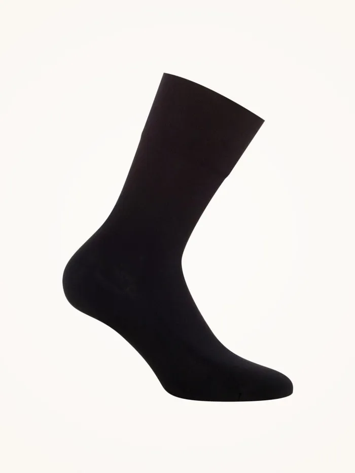 Wolford Cotton Velvet Socks Black Women Socks
