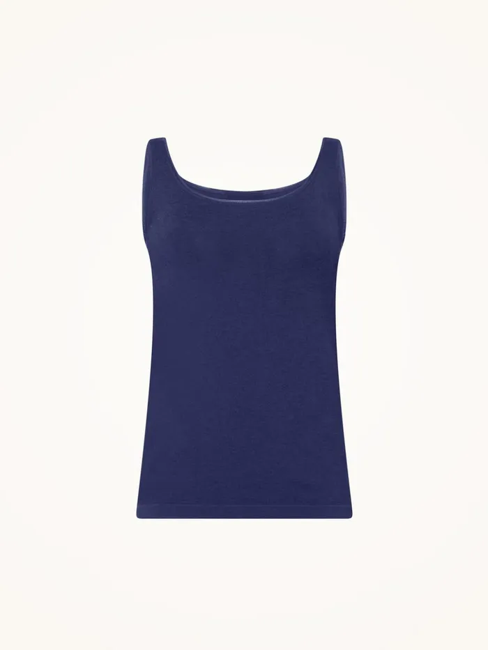 Wolford Jamaika Top Sleeveless Purple Space Women Tops and Tshirts