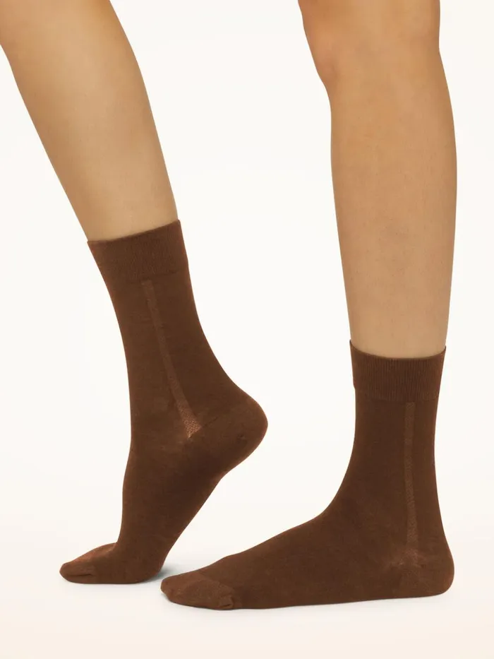 Wolford Merino Socks Soft Cacao Women Socks