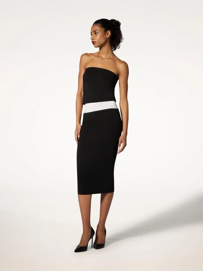 Wolford Sheer Fatal Dress Blackwhite Women Dresses and Skirts