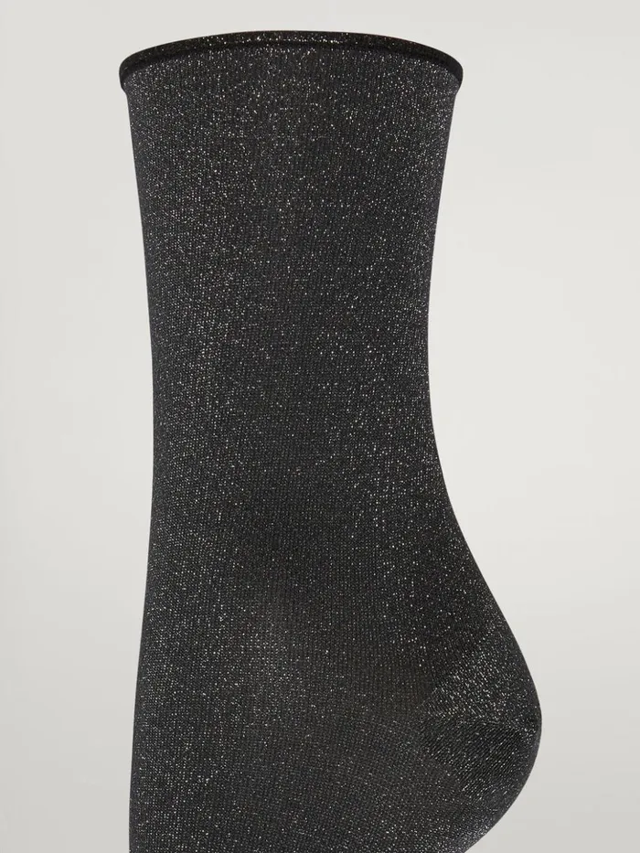 Wolford Stardust Socks Blacksilver Women Socks