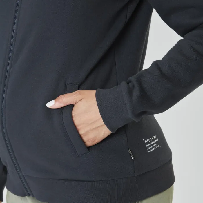 Woman BASEMENT ZIP HOODIE W Picture Organic Clothing Sweats and Hoodies