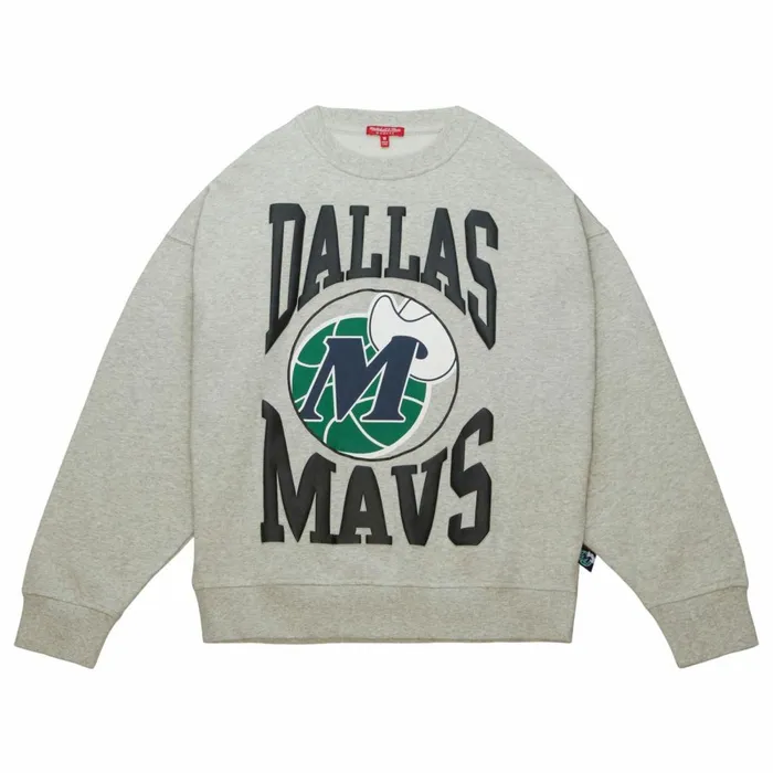 Women039s Hoodies and Sweatshirts Mitchell and Ness Women039s Logo LT Crew 30 Dallas Mavericks Women039s Hoodies and Sweatshirts Mitchell and Ness Women039s Logo LT Crew 30 Dallas Mavericks