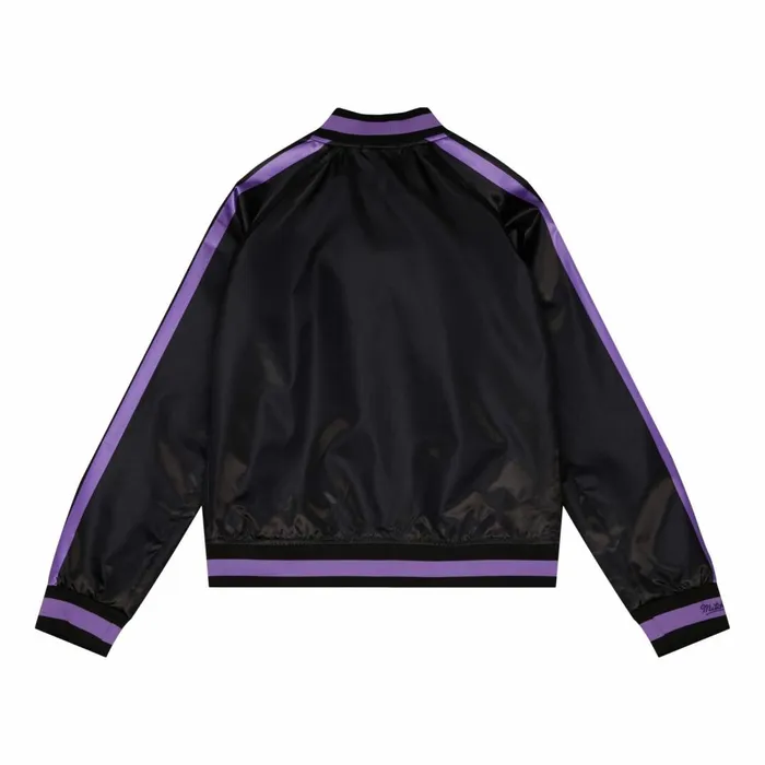 Women039s Jackets and Outerwear Mitchell and Ness Women039s Raglan Satin Jacket Los Angeles Lakers Women039s Jackets and Outerwear Mitchell and Ness Women039s Raglan Satin Jacket Los Angeles Lakers