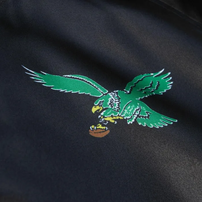 Women039s Jackets and Outerwear Mitchell and Ness Women039s Raglan Satin Jacket Philadelphia Eagles Women039s Jackets and Outerwear Mitchell and Ness Women039s Raglan Satin Jacket Philadelphia Eagles