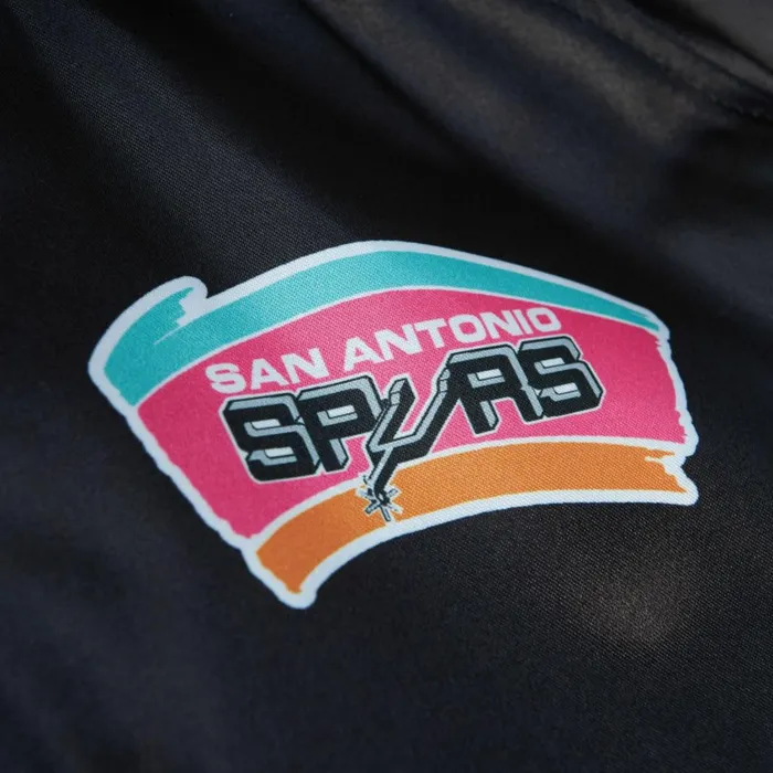 Women039s Jackets and Outerwear Mitchell and Ness Women039s Raglan Satin Jacket San Antonio Spurs Women039s Jackets and Outerwear Mitchell and Ness Women039s Raglan Satin Jacket San Antonio Spurs