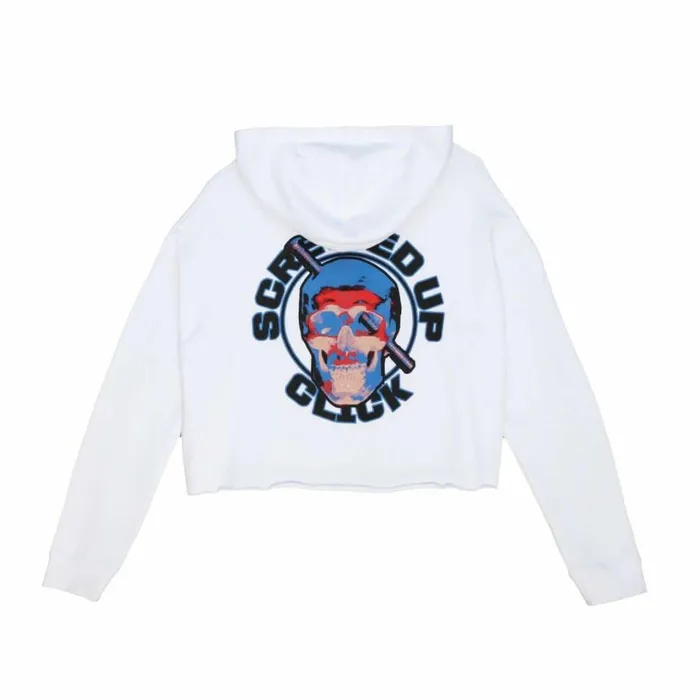 Women039s TShirts and Tops Mitchell and Ness Womens MandN X DJ Screw Screwville Crop Pullover Women039s TShirts and Tops Mitchell and Ness Womens MandN X DJ Screw Screwville Crop Pullover