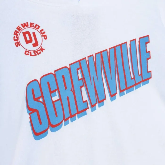 Women039s TShirts and Tops Mitchell and Ness Womens MandN X DJ Screw Screwville Crop Pullover Women039s TShirts and Tops Mitchell and Ness Womens MandN X DJ Screw Screwville Crop Pullover