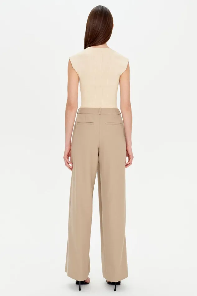 Women Abia Tee Almond Jonathan Simkhai Tops and Bodysuits
