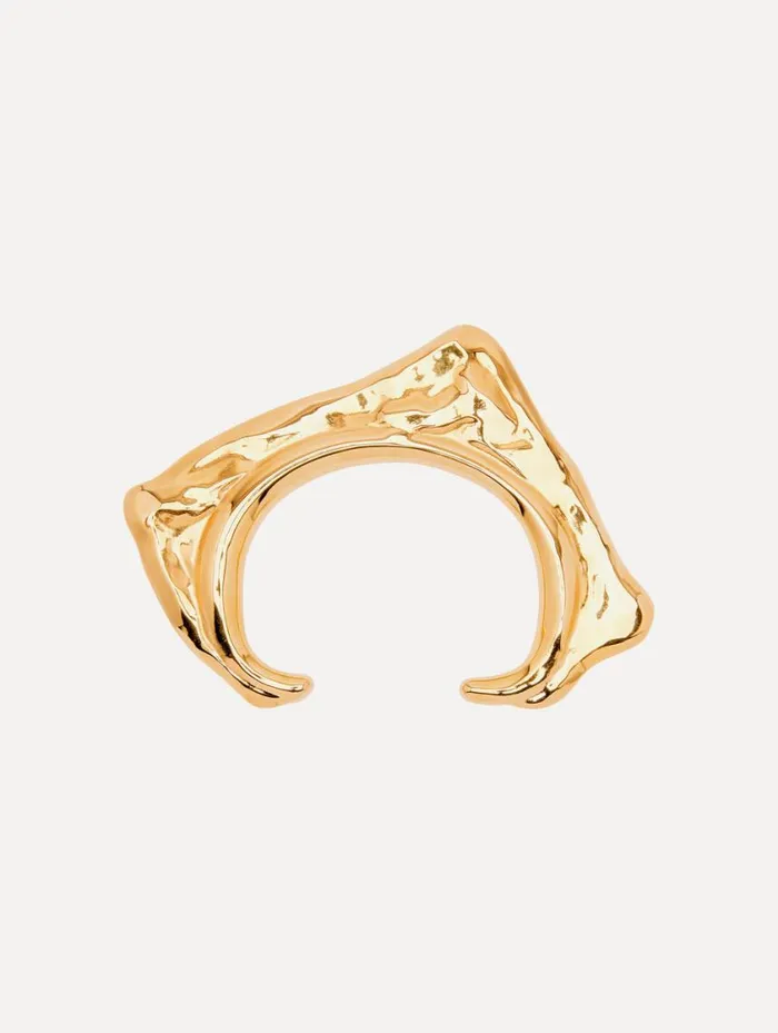 Women Abstract O Cuff Bracelet Gold Oscar De La Renta Bracelets