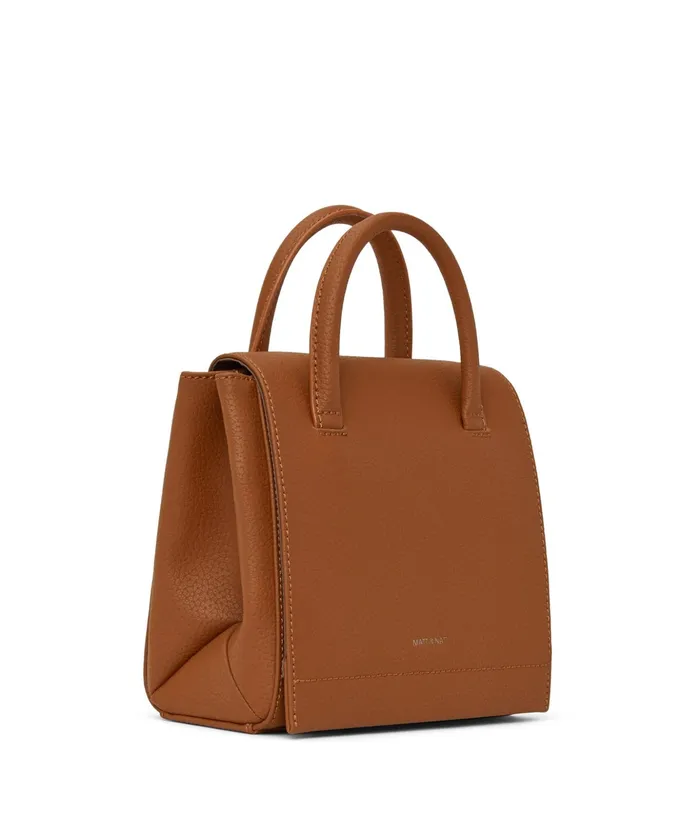 Women Adelsm Small Vegan Satchel 8211 Purity Melon Matt and Nat Satchels