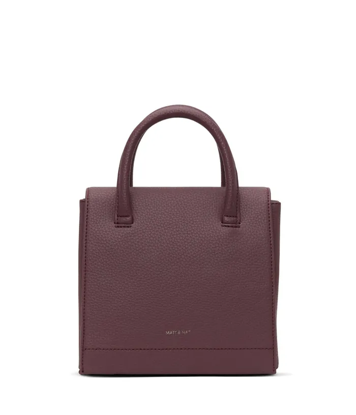 Women Adelsm Small Vegan Satchel 8211 Purity Moon Matt and Nat Satchels