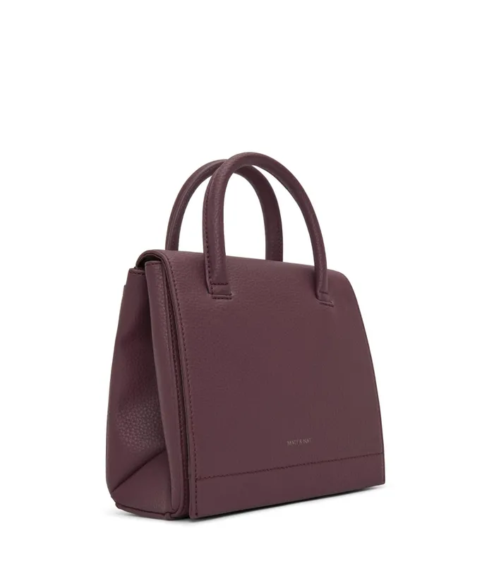 Women Adelsm Small Vegan Satchel 8211 Purity Moon Matt and Nat Satchels