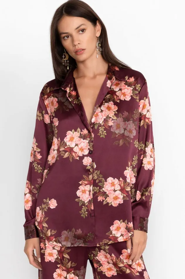 Women Amanza Roll Sleeve Shirt Winonna Johnny Was Tops Women Amanza Roll Sleeve Shirt Winonna Johnny Was Tops