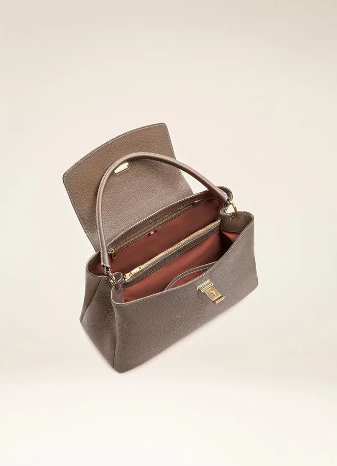 Women Bally Top Handle Bags Layka 8211 Leather Top Handle Bag In Brown