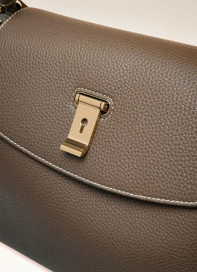 Women Bally Top Handle Bags Layka 8211 Leather Top Handle Bag In Brown