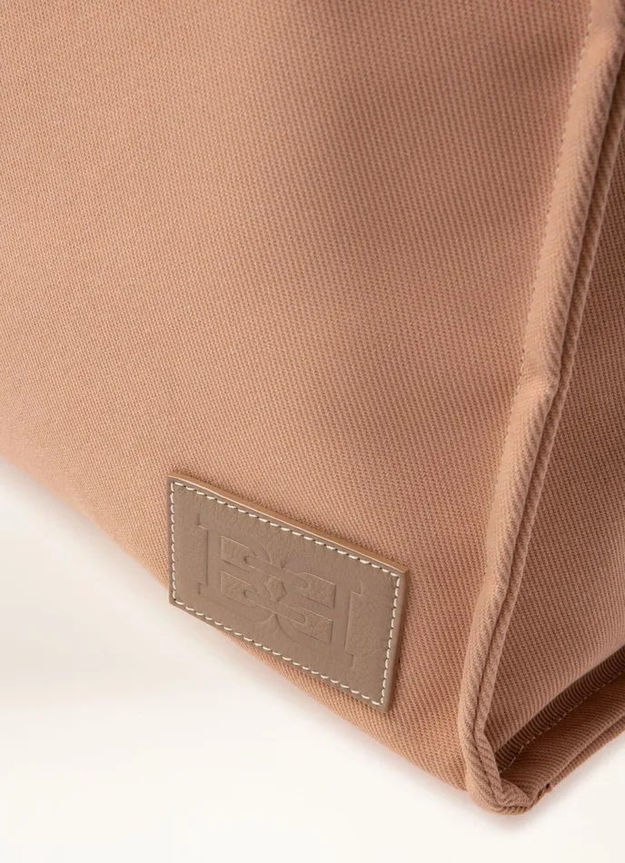 Women Bally Tote Bags Crystalia XL 8211 Fabric Tote Bag In Pink