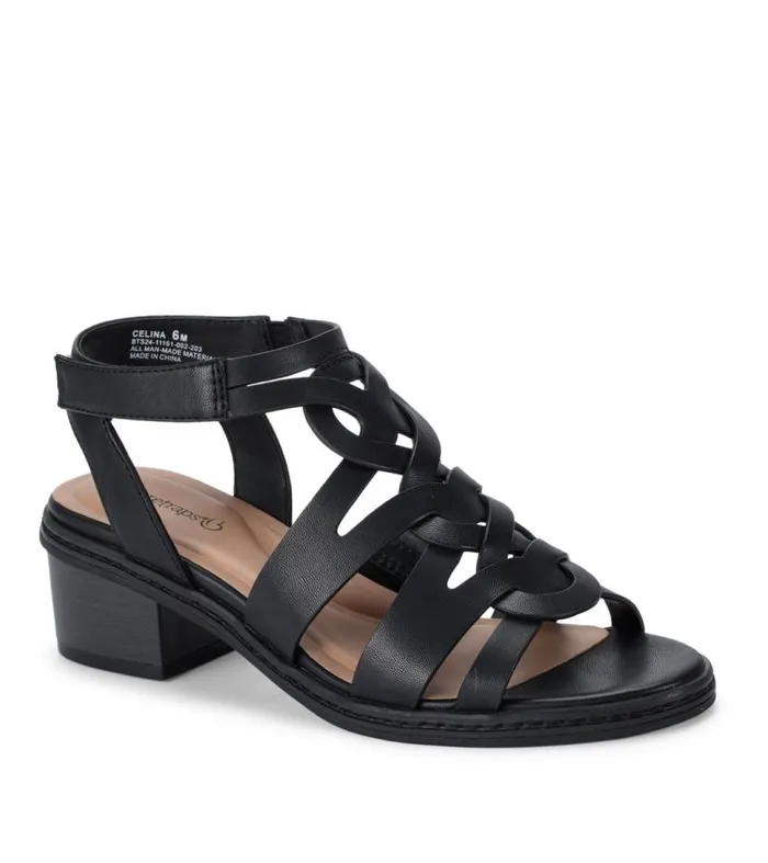 Women Baretraps Classic Comfort Sandals Celina Block Heel Sandal Black