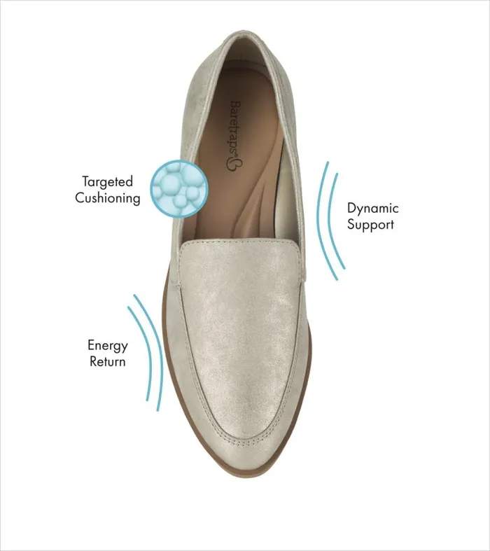 Women Baretraps Flats and Loafers Hydie Loafer Champagne Women Baretraps Flats and Loafers Hydie Loafer Champagne