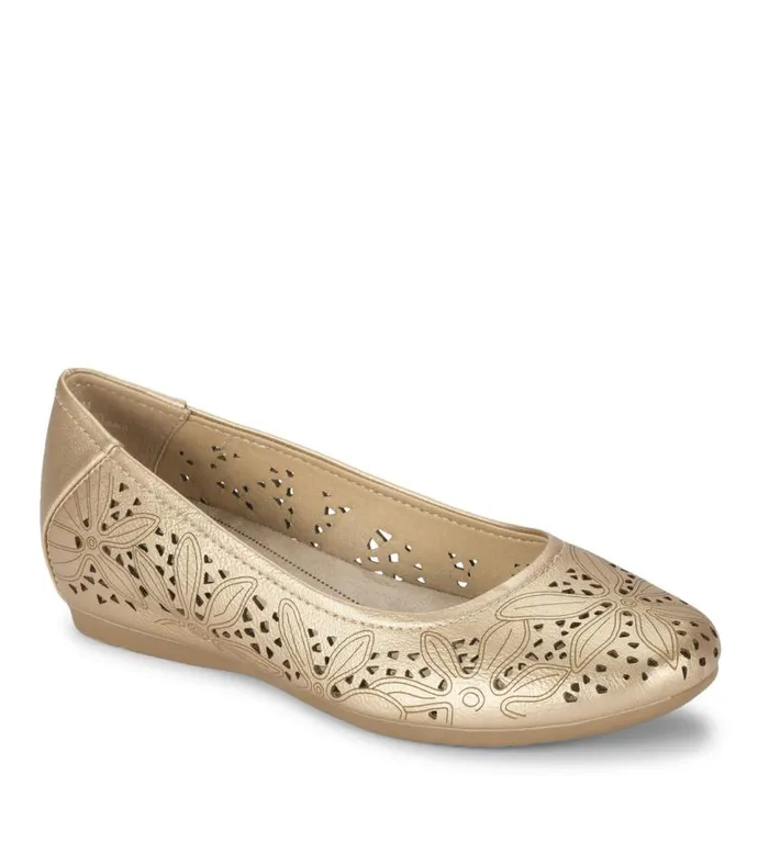 Women Baretraps Flats and Loafers Mariah Casual Flat Light Gold