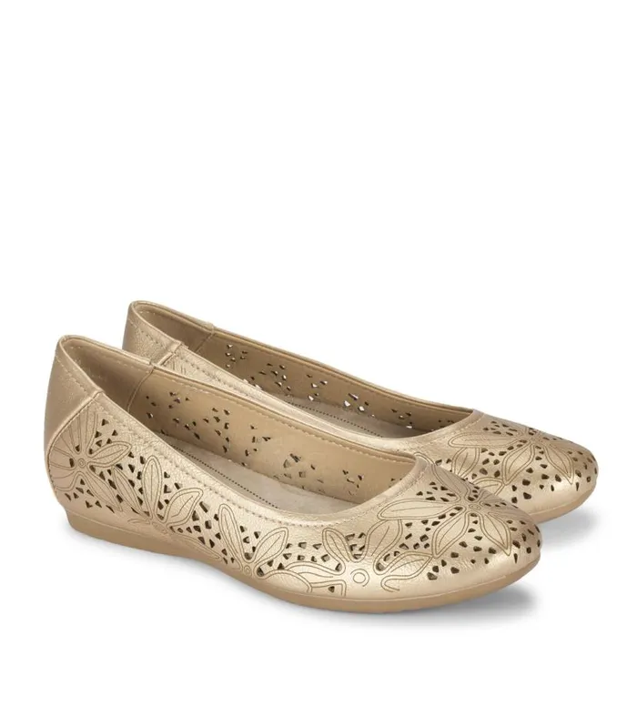 Women Baretraps Flats and Loafers Mariah Casual Flat Light Gold Women Baretraps Flats and Loafers Mariah Casual Flat Light Gold