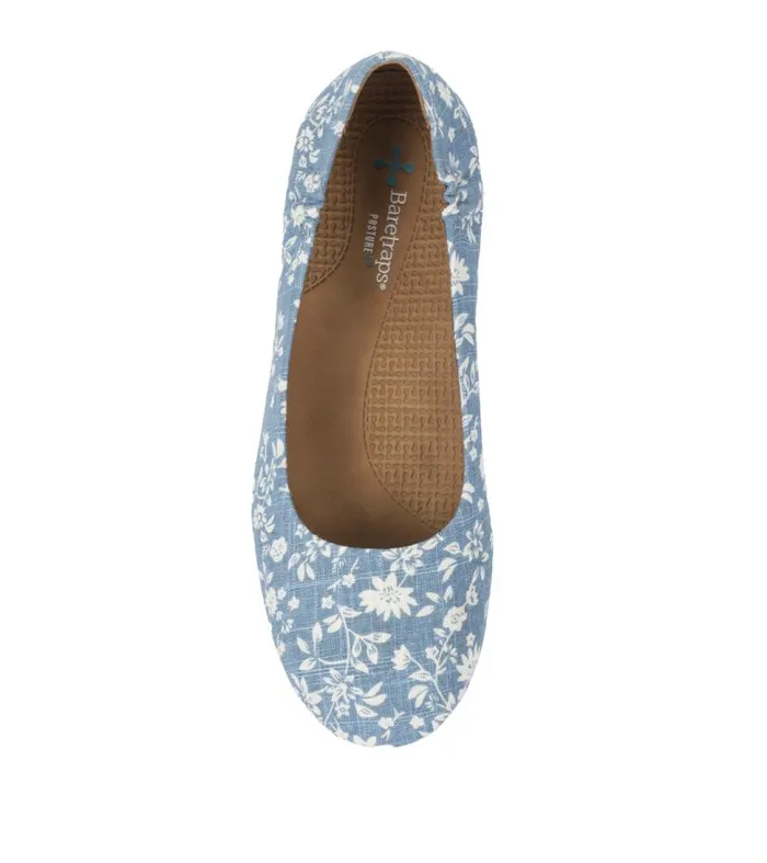 Women Baretraps Flats and Loafers Prim Slip On Bluewhite Flower Canvas Women Baretraps Flats and Loafers Prim Slip On Bluewhite Flower Canvas