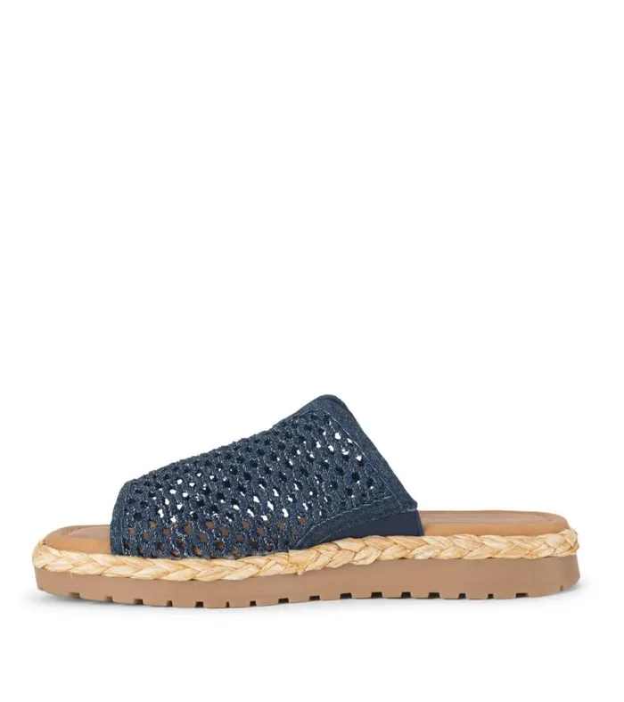 Women Baretraps Slides and Slip On Sandals Tasmine Slide Sandal Dark Denim Women Baretraps Slides and Slip On Sandals Tasmine Slide Sandal Dark Denim