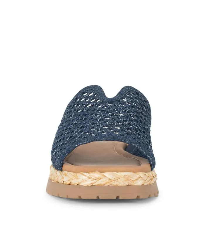 Women Baretraps Slides and Slip On Sandals Tasmine Slide Sandal Dark Denim Women Baretraps Slides and Slip On Sandals Tasmine Slide Sandal Dark Denim