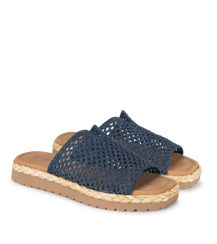 Women Baretraps Slides and Slip On Sandals Tasmine Slide Sandal Dark Denim Women Baretraps Slides and Slip On Sandals Tasmine Slide Sandal Dark Denim