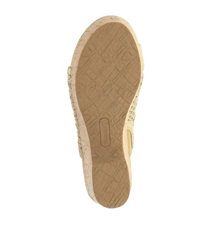 Women Baretraps Wedge Sandals Bethie Wedge Sandal Old Gold Women Baretraps Wedge Sandals Bethie Wedge Sandal Old Gold