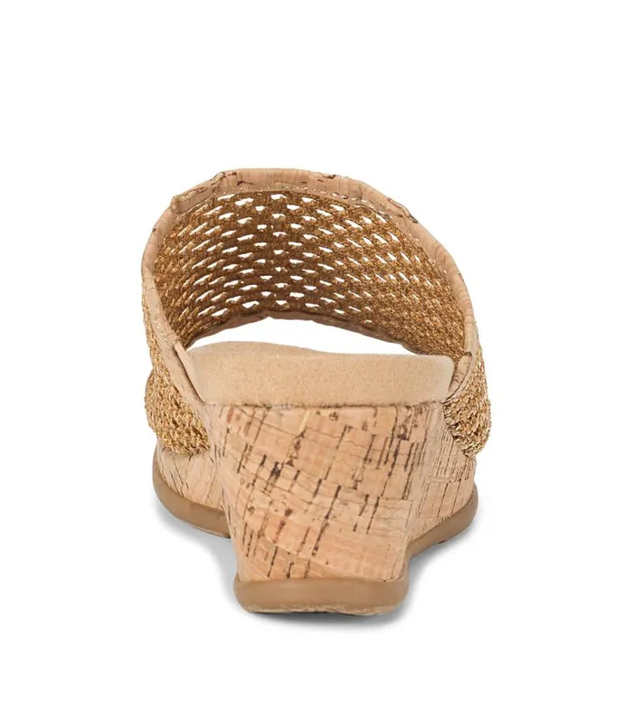 Women Baretraps Wedge Sandals Flossey Wedge Slide Sandal Natural Women Baretraps Wedge Sandals Flossey Wedge Slide Sandal Natural