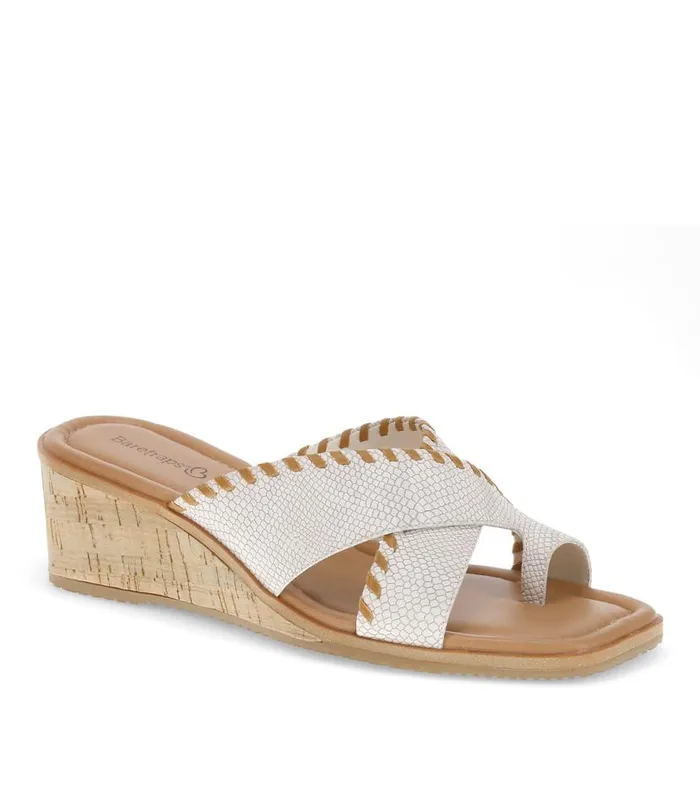 Women Baretraps Wedge Sandals Paige Wedge Sandal Cream