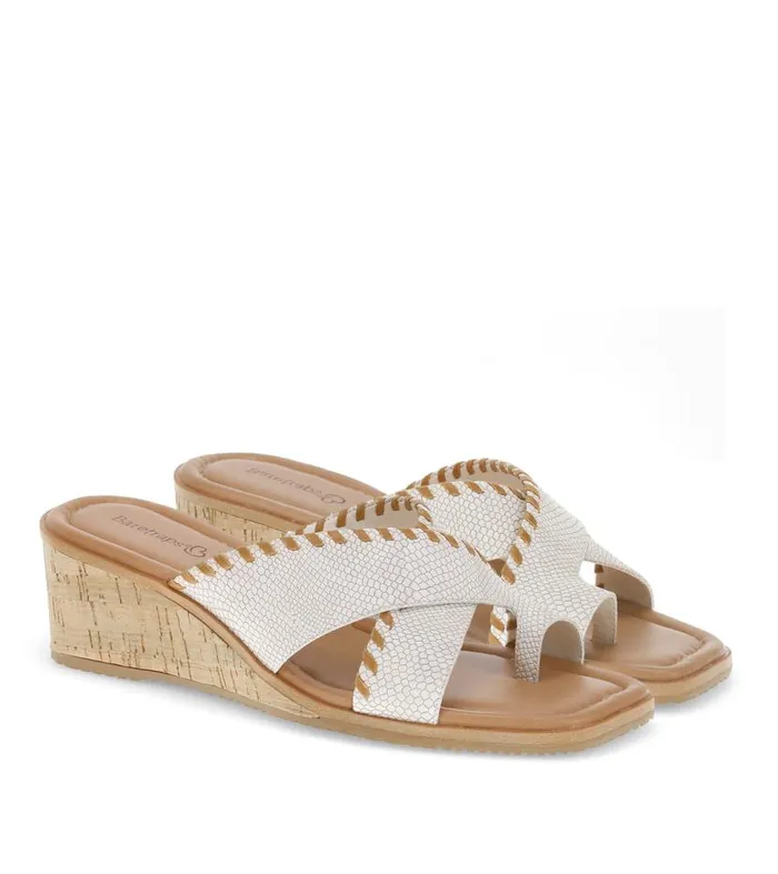 Women Baretraps Wedge Sandals Paige Wedge Sandal Cream Women Baretraps Wedge Sandals Paige Wedge Sandal Cream