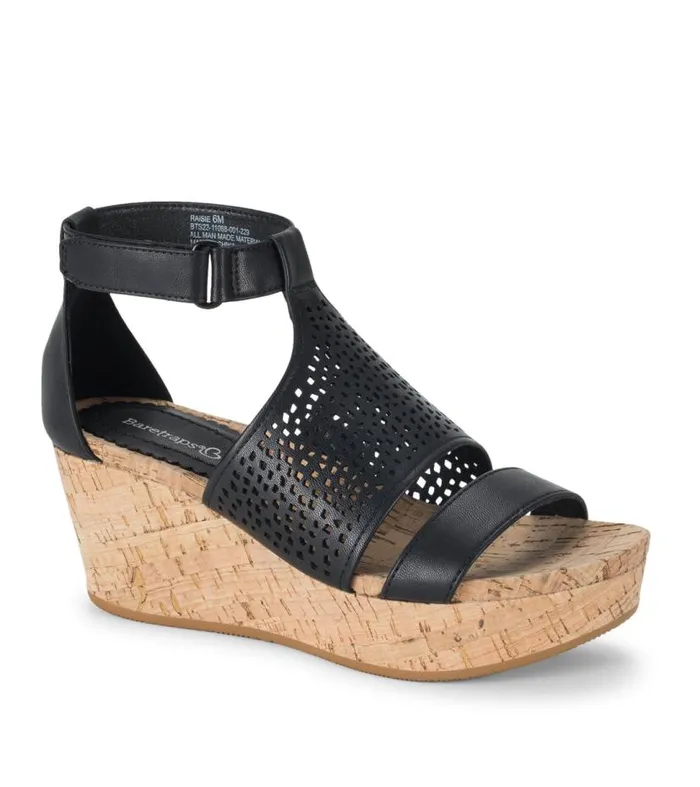 Women Baretraps Wedge Sandals Raisie Wedge Sandal Black