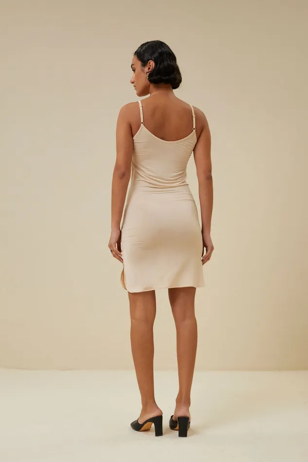 Women Basic Underdress Nude Bybar Dresses