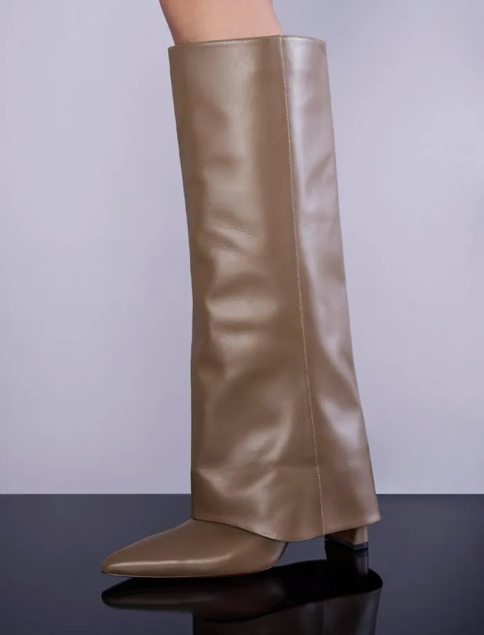 Women BCBG Shoes Ebana Hooded Boot Ochre