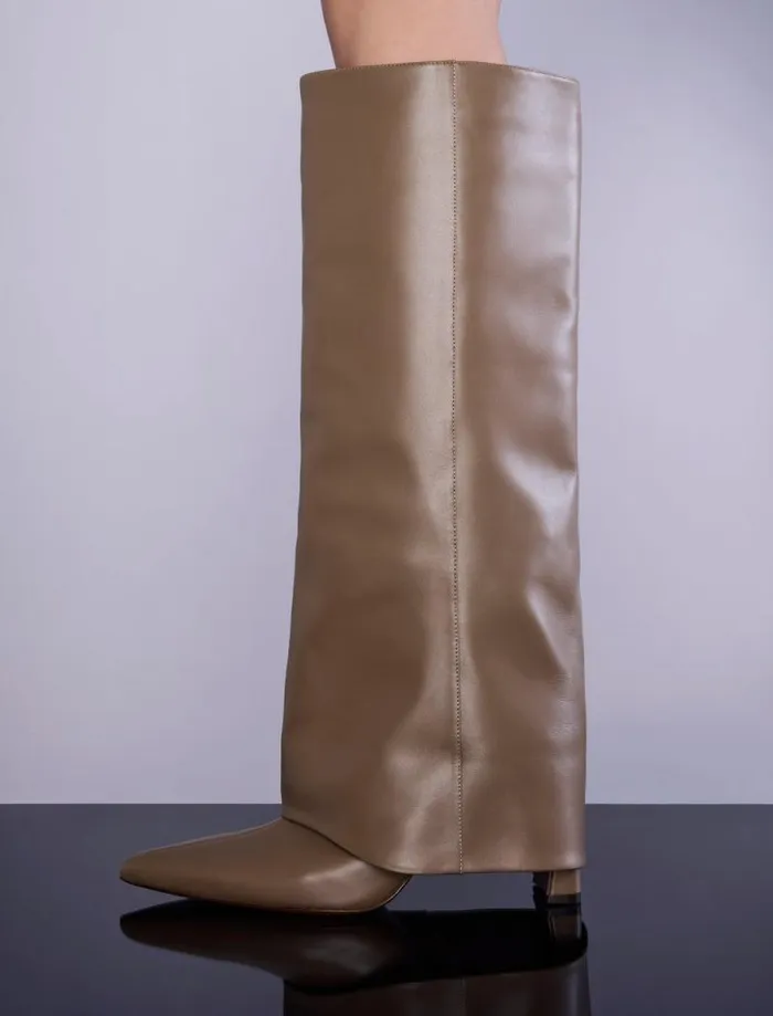 Women BCBG Shoes Ebana Hooded Boot Ochre