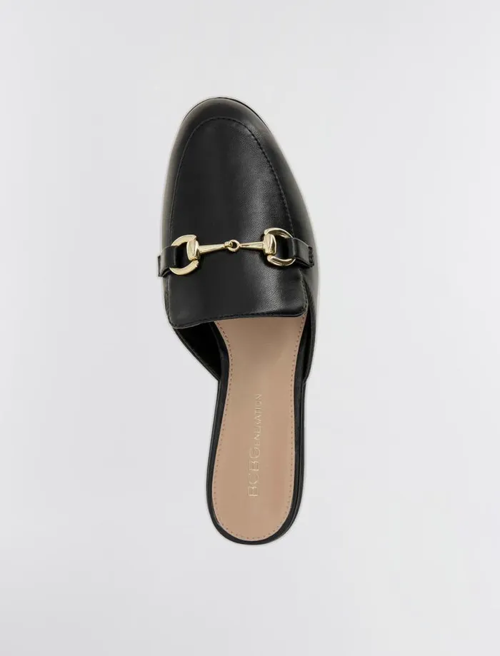 Women BCBG Shoes Zorie Loafer Mule Black Women BCBG Shoes Zorie Loafer Mule Black