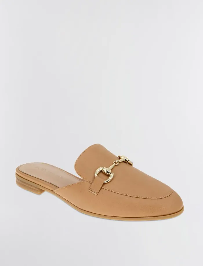 Women BCBG Shoes Zorie Loafer Mule Tan