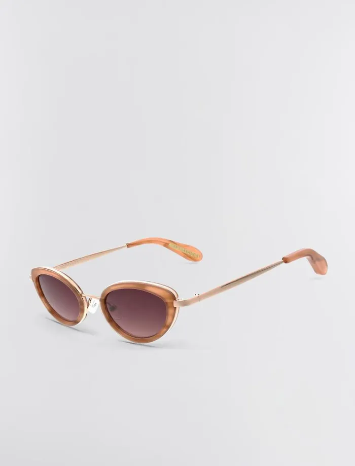 Women BCBG Sunglasses 1994 Oval Classic Sunglasses Rose Goldblush
