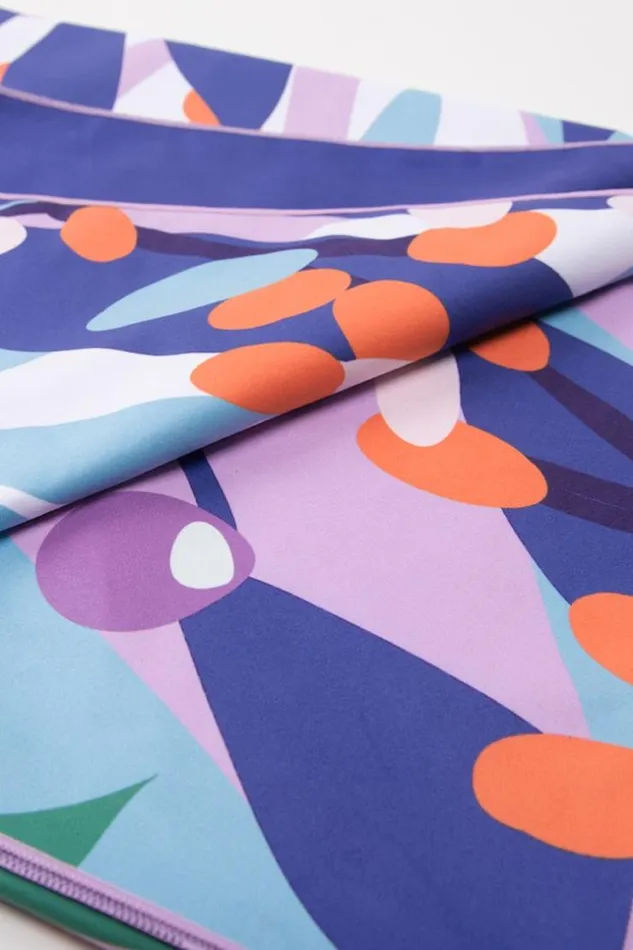 Women Beach Blankets Cupshe Lavender Lush Leafy Print Beach Blanket Multicolor