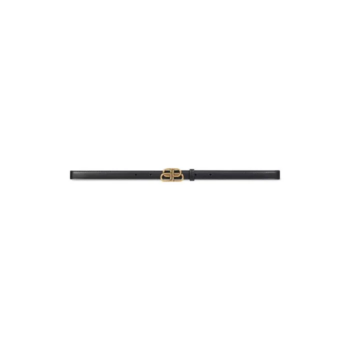 Women Belts Balenciaga Bb Super Thin Belt In Black